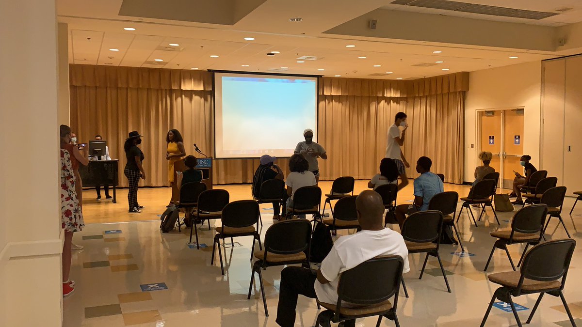 Reporting from UNC’s Black Student Movement press conference, where they will address #NikoleHannahJones’ decision not to come to UNC and next steps for the school’s Black community.
Story to come with @NCPolicyWatch