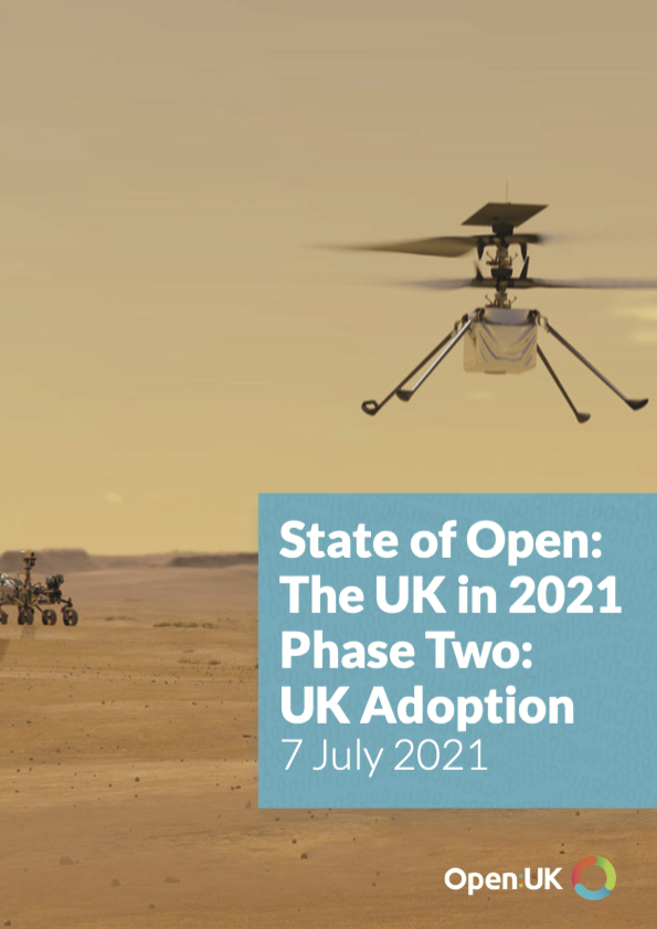 @ODIHQ: RT @openuk_uk: It’s kick off! Open is coming home. State of Open:The UK in 2021, Phase 2 Survey results live now. Full Report sponsored by @github openuk.uk/stateofopen/ #stateofopen #opensource  #govtech