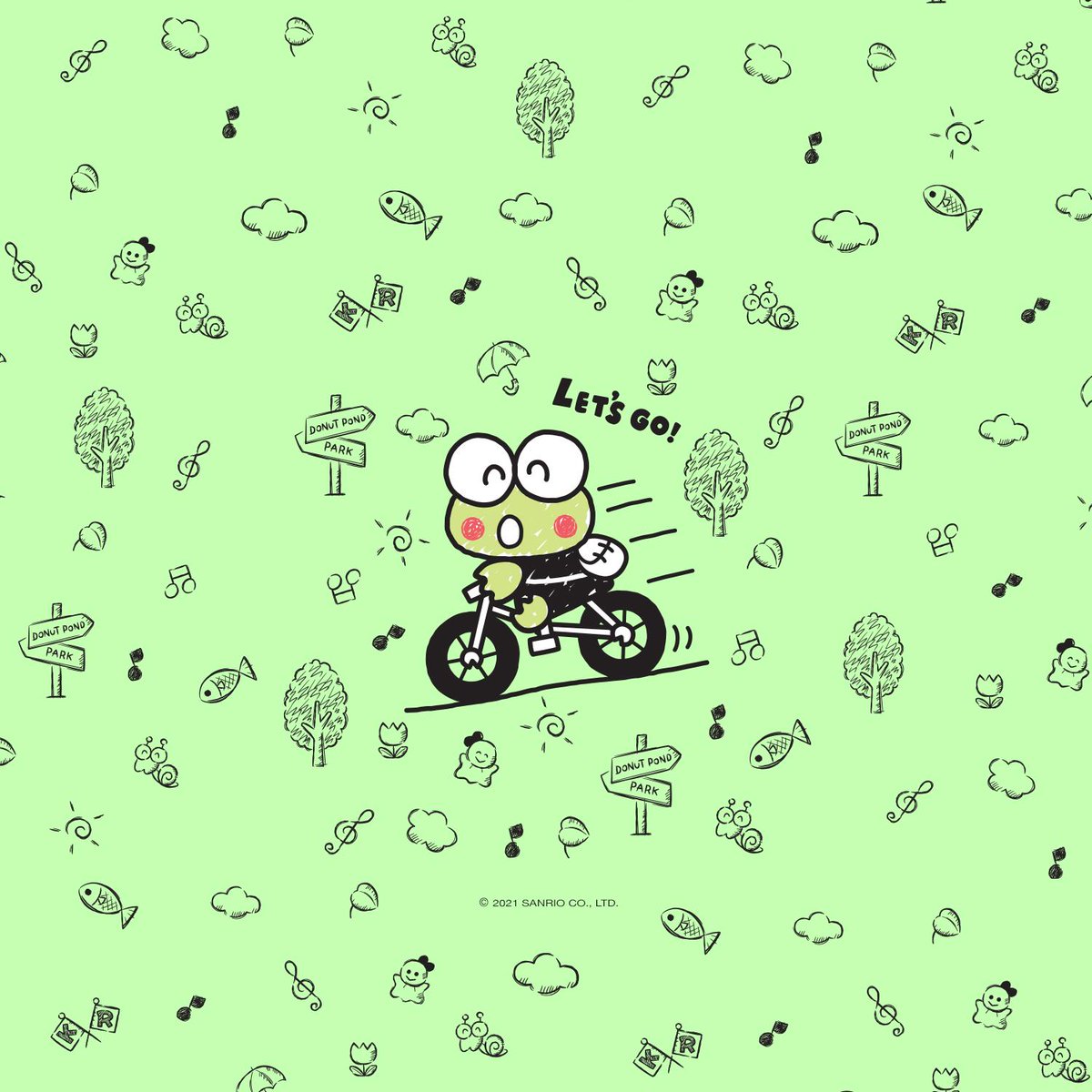 Sanrio on X: Take #Keroppi on the go with new backgrounds for