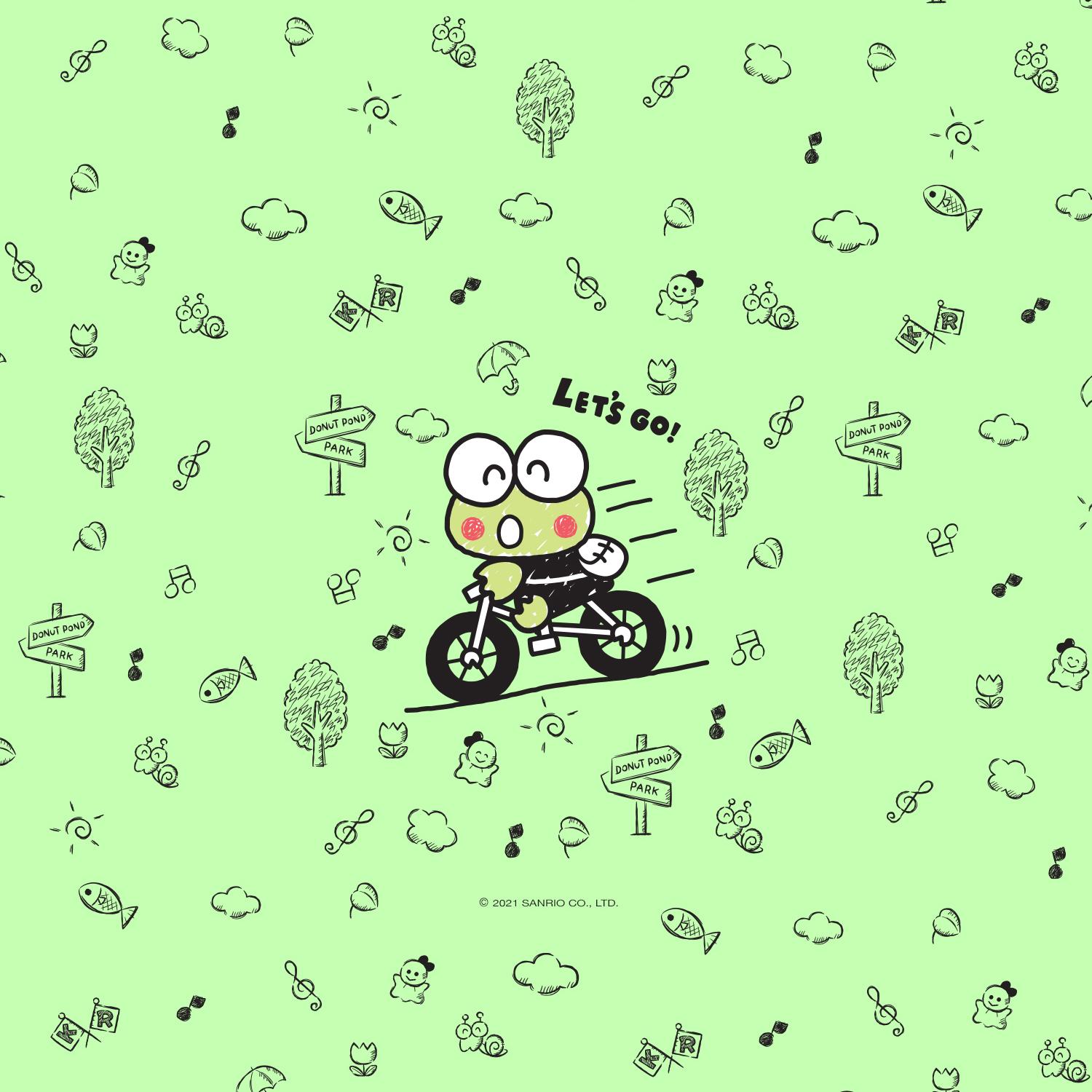 Sanrio on X: Take #Keroppi on the go with new backgrounds for your  phone!📱💚 Download your favorite wallpaper here:   #SanrioFOTM⁠  / X