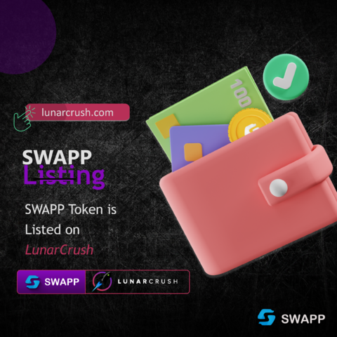 SwappFi's tweet photo. We have another listing for you all! This one is @lunarcrush_app! Go check us out! #swapp #swappfi #swappfinance #finance #crypto #defi #decentralizedfinance #blockchain #app #apps #dapp #dapps #huobi #swapptoken https://t.co/KO8zj2z6qS