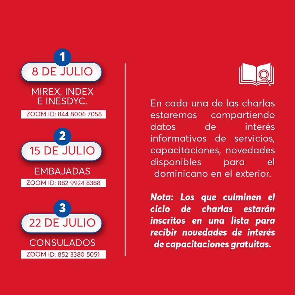 consuladord_chi's tweet photo. Con el propósito de dar a conocer el rol, los servicios y datos de interés del Ministerio de Relaciones Exteriores de #RD (@MIREXRD) y sus institutos: (#Indexdomrd) y el de Educación Superior en Formación Diplomática y Consular “Dr. Eduardo Latorre Rodríguez” (#INESDYC). https://t.co/GfChhEbCFV