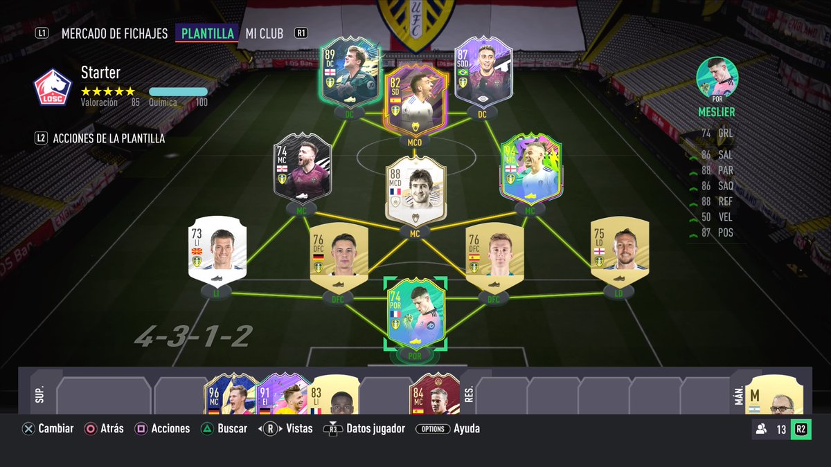 Best Leeds team in FIFA 21 except for Rio and Ian Rush but no coins left #PS4share