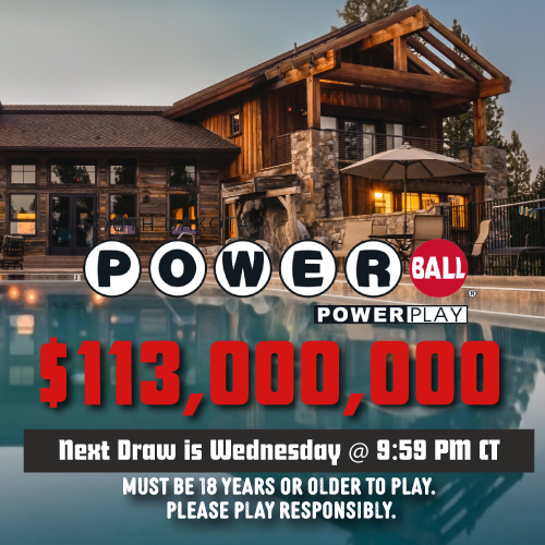 Grab your tickets because Powerball is $113 Million! 

You could be our next multi-millionaire! Stop by your local South Dakota Lottery retailer and pickup up your numbers for tonight's draw. 

Must be 18 years or older to play. Please play responsibly. https://t.co/NkcFiXlUti