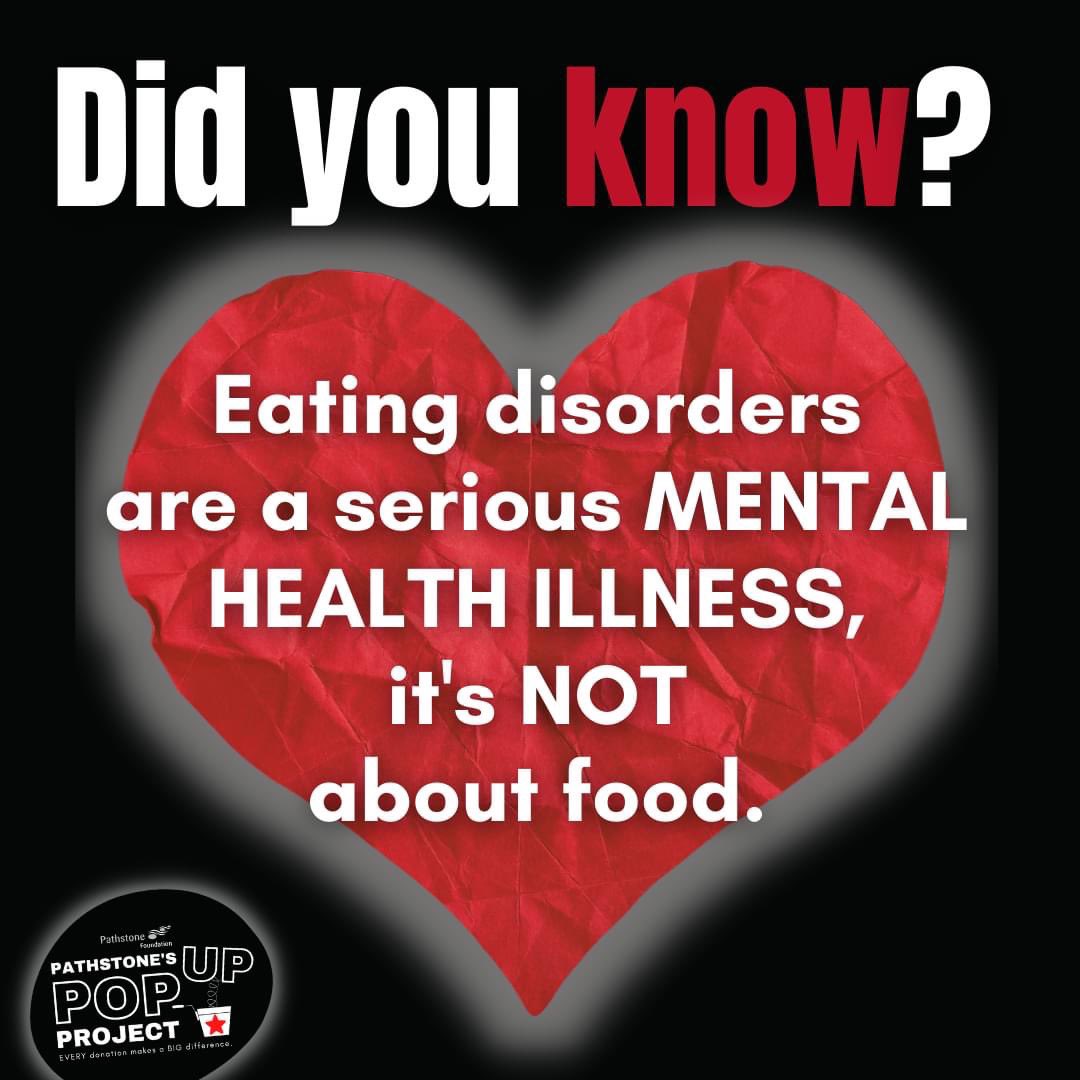 pathstonemh's tweet photo. It's DAY 3 of our 15-Day campaign, Getting to the Heart of Eating Disorders. This is our 2nd Pop-UP Project & will help @PathstoneMH deal with the HUGE increase in eating disorder cases since the pandemic.
For more info & to donate, visit https://t.co/PoOQ0dQr06 #PopUpProject https://t.co/sy9Cae0X6F