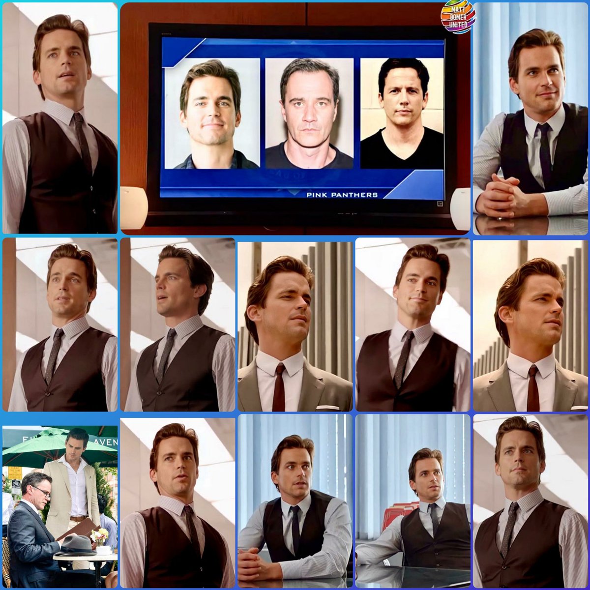 MattBomerUnited's tweet photo. Finally for today, some screenshots of the deleted scenes from #whitecollar season 6. We hope you've enjoyed them, back tomorrow with #mattbomer on #TalkShowThursday https://t.co/r9jSLqNopb