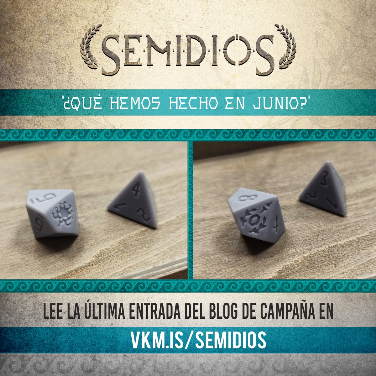 🏛️¡Salud, azanidas!🏛️

Hemos actualizado nuestro blog de campaña con una nueva entrada.

Avances en vuestros manuales, metas y add-on.

Hermes, guardián de los caminos, nos ha pedido que os digamos que vayáis por la sombra, que Apolo se está pasando de intensito este verano. ☀️