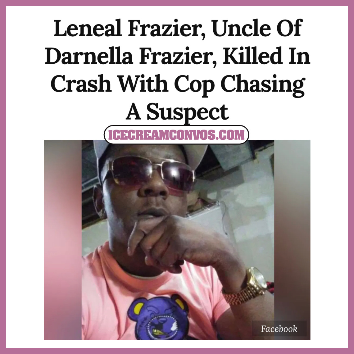 Leneal Frazier, the uncle of Darnella Frazier, was killed when a Minneapolis cop, who was chasing a suspect, crashed into his vehicle. 😞🙏🏾🖤🍦

Full Story 👉🏾 bit.ly/3yBAjL1

#LenealFrazier #DarnellaFrazier #RIP

Please join me in uplifting this family in prayer.