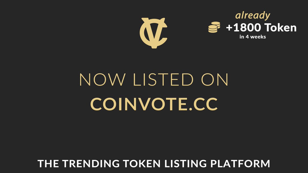 TurbotrixF's tweet image. 🔥 Now listed on @CoinvoteCC 🚀

VOTE for TurboTrix NOW !
coinvote.cc/coin/TurboTrix