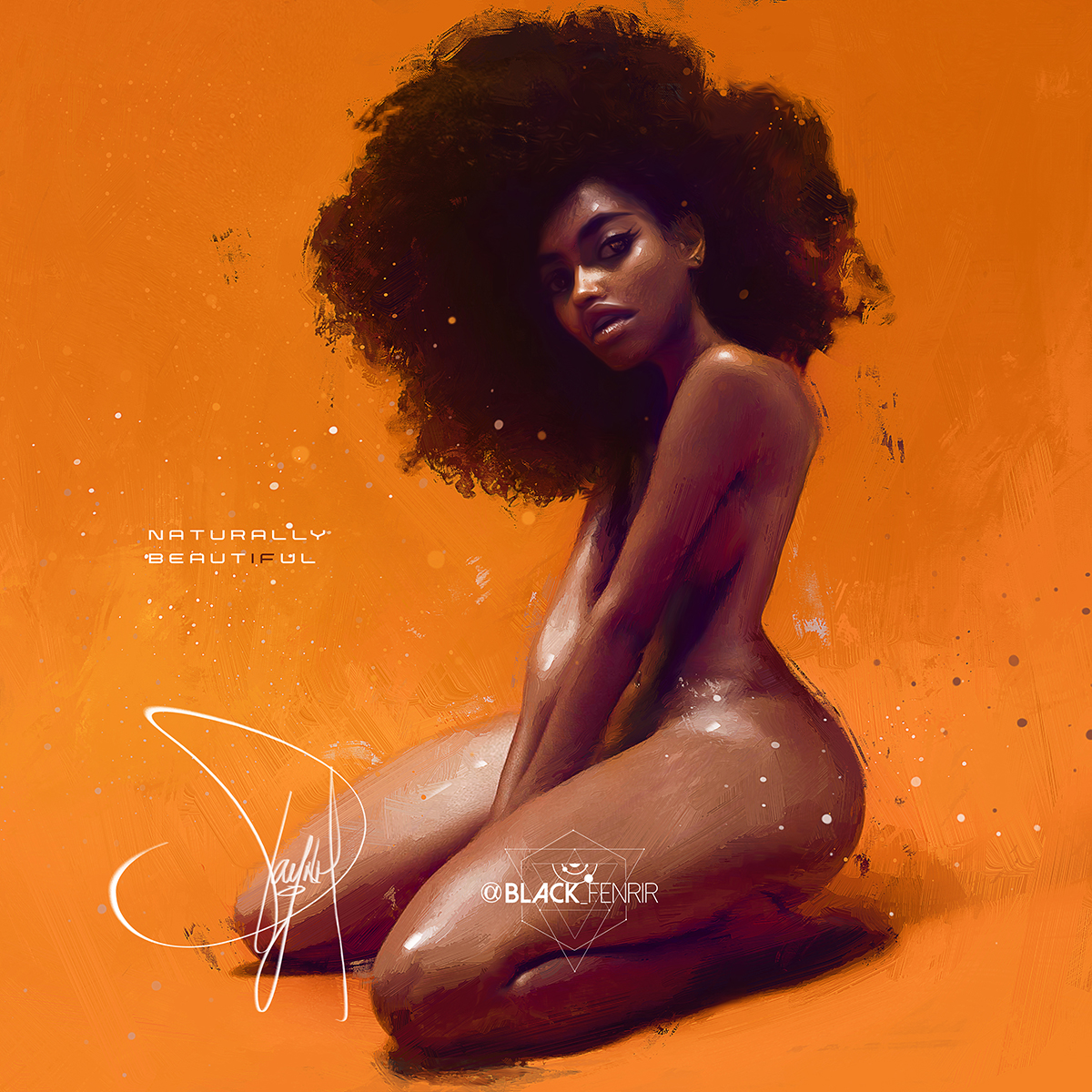 Orange Road Art of Black Fenrir #artwork