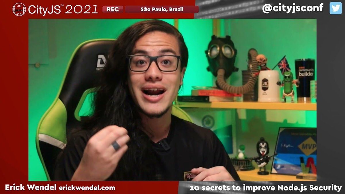 cityjsconf's tweet image. #CITYJS2021 #RECAP 

We are delighted that @erickwendel_ was one of our speakers at #CITYJS2021. Watch again his talk and learn all the secrets to improve Node.js Security.

🔽🔽🔽🔽🔽
youtube.com/watch?v=6RDLL1…

#nodejs #DEVCommunity #nodedeveloper