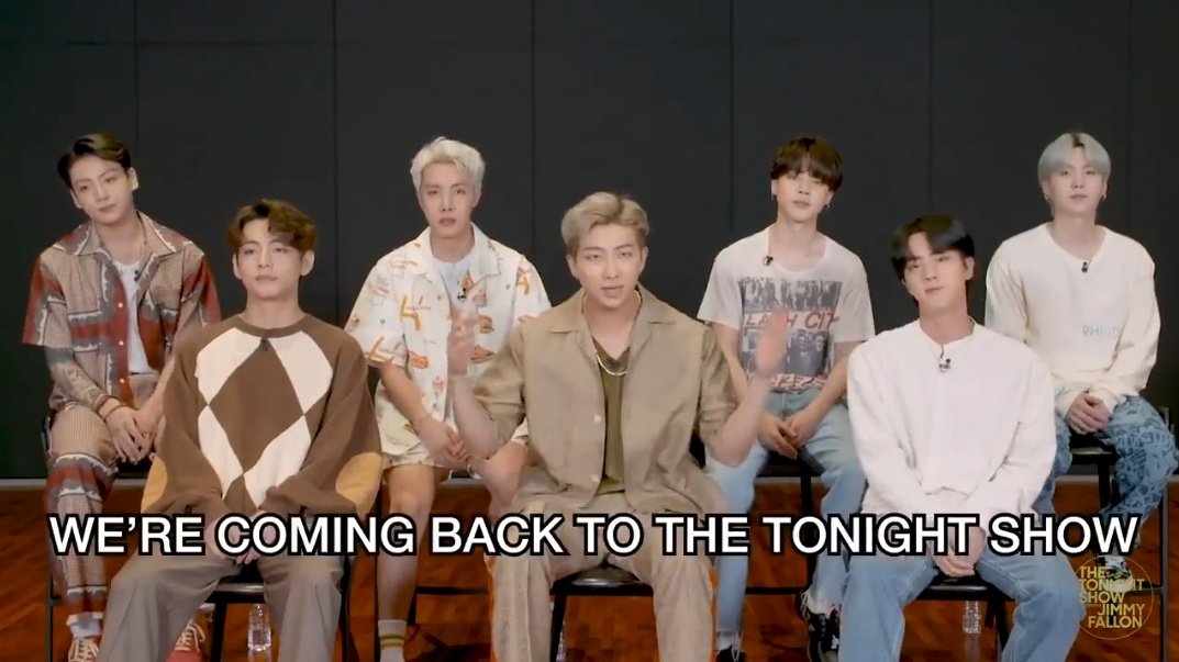 3,155. bts will be back on the tonight show for a 2 day takeover event with...