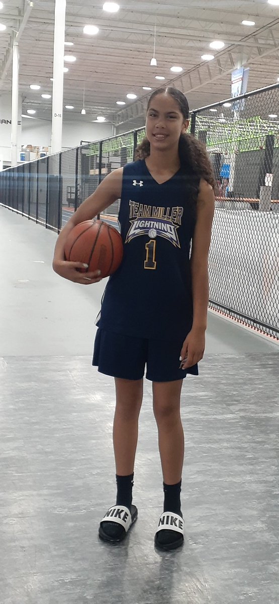 Our 3B's(BRAINS, BALLER AND BEAUTY) READY FOR TODAY'S 🏀 GAMES IN HAVE SPOOKY NOOK PA. TEAMMILLER #1