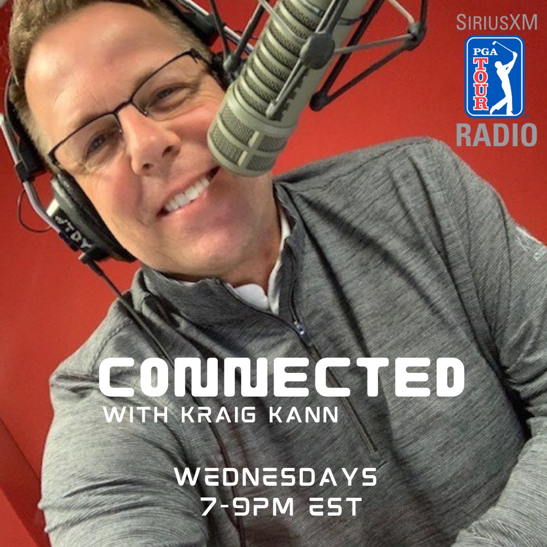 kraigkann's tweet photo. TONIGHT …

Let’s get “Connected” on @SiriusXMPGATOUR 7pm eastern
• #thematch4 
• @BobHarig 
• @johncookgolf 
• @gorms9 - @PGA &amp; Coach for @LizetteSalas5 
• @dennisbaggett  #LPGA Exec @TheSolheimCup 

Plus
#StanleyCup winner Chris Pronger

🎙 love to have you join us! https://t.co/z5HDE3a8BN