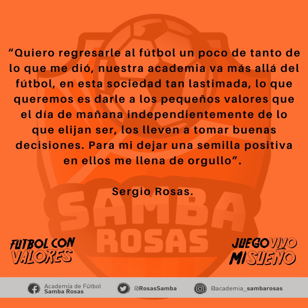 RosasSamba's tweet photo. ¡The boss!⚽️👏🏼

#FutbolConValores #JuegoVivoMiSueño #FutbolConPasion https://t.co/EP2OBsrFRx