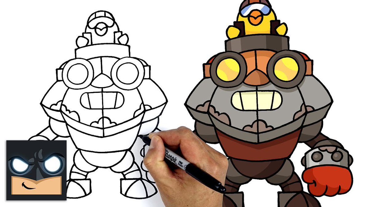 Cartooning4Kids's tweet photo. Today weโre drawing Robo Mike from Brawl Stars. #robomike #brawlstars #BrawlStarsArt https://t.co/KciNxegMRU https://t.co/PgMKKDgSfg