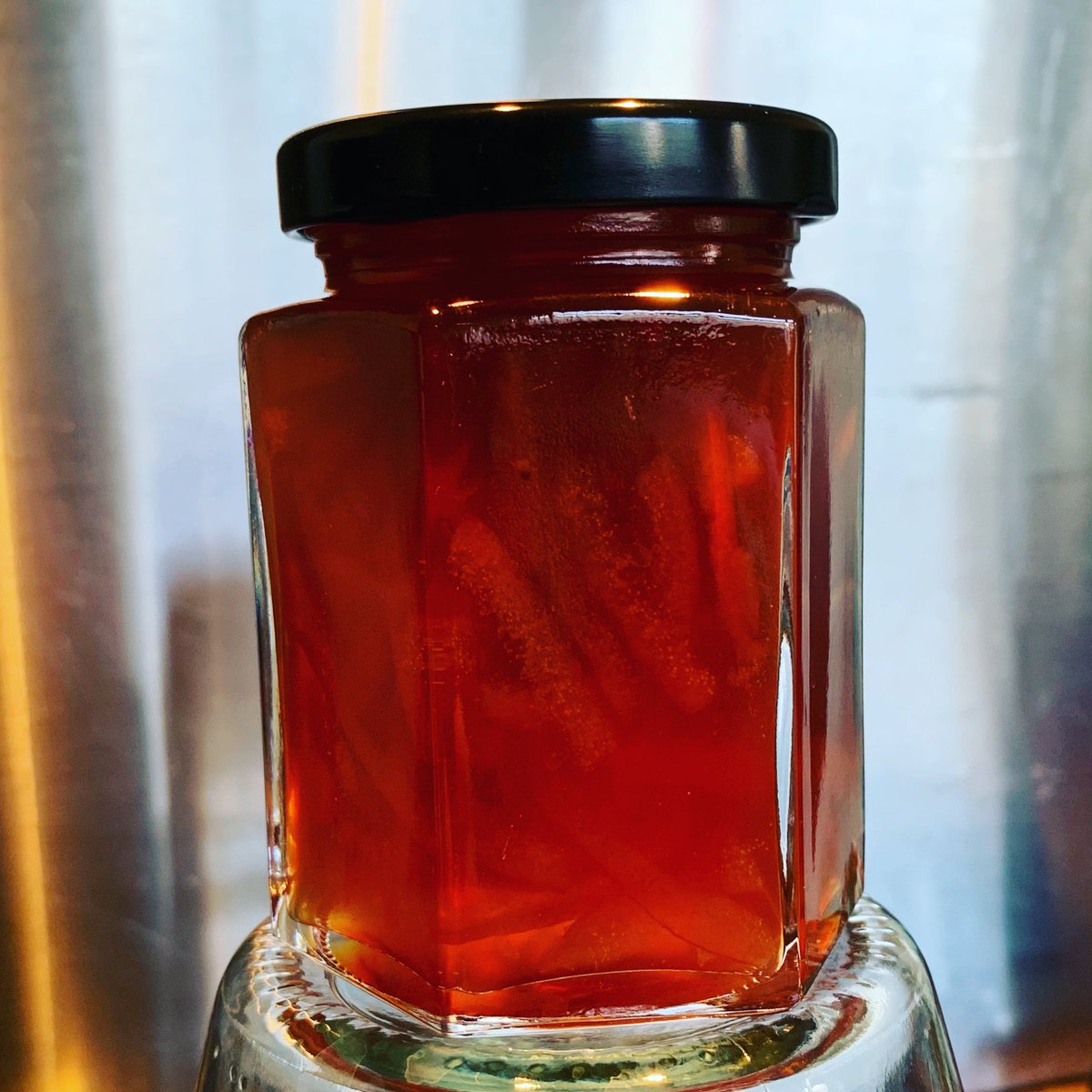 I always love the colour of my marmalades and this one is no exception. Blood Orange and Port aka Naughty Paddington made today. The downside is I don’t have a spare bit left over for my toast in the morning 😟 #marmlade #toast #morningsunshine