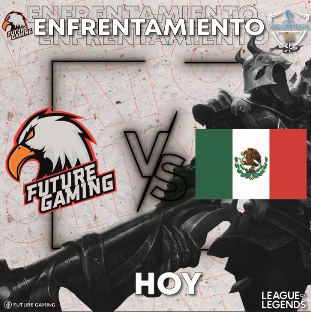 FutureGamingLan's tweet photo. Hoy nuestros muchachos tendran su primera partida de la Serie continental organizada por @DeporteDigitalH en contra de Team True Tilt, esperamos traerles buenos resultados y les compartiremos la transmisión para que apoyen a nuestros muchachos. #GoFTG🦅🦅
.
.
.
.
.
#Torneo #LOL https://t.co/TCX7gklaht