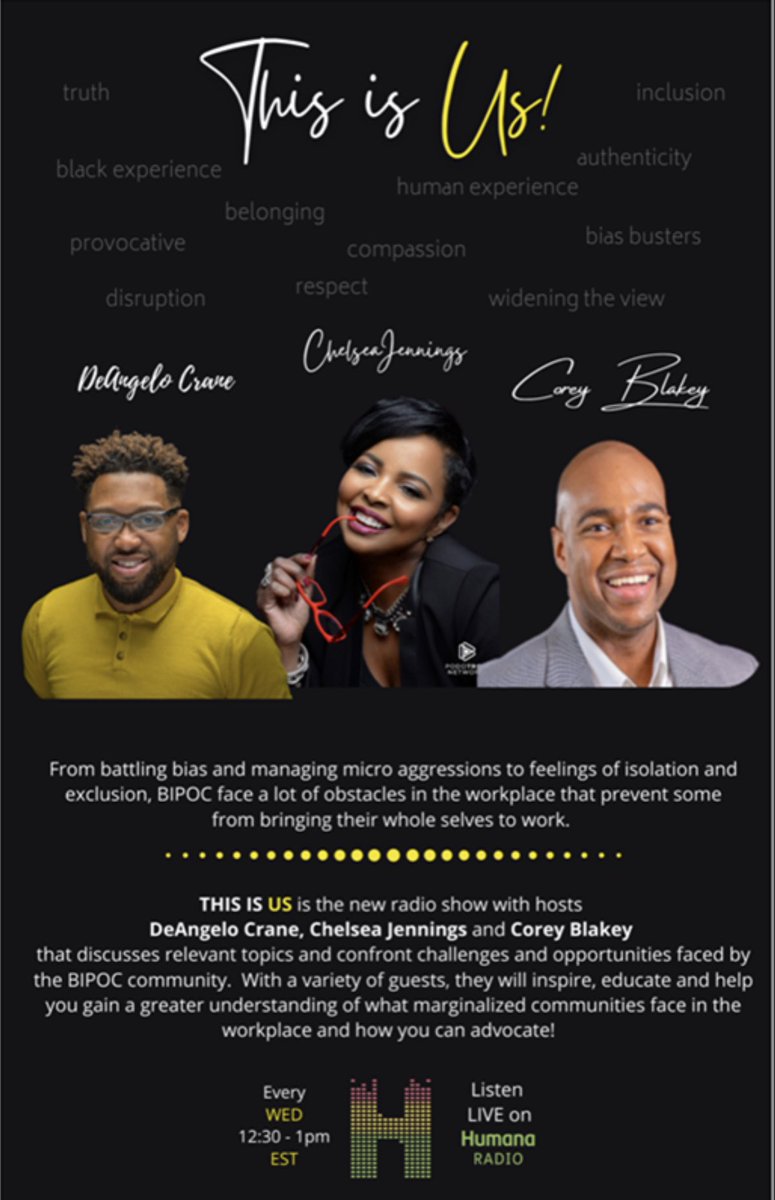 DrNwando's tweet photo. Happening now! I’m chatting about #healthequity, #antiracism in healthcare and of course #swimcaps and Dr. Nikole Hannah-Jones with our fearless @Humana radio show hosts and DJ Reggie Regg… right now on This is US! #HealthEquityatHumana https://t.co/zT1CaXUAvU