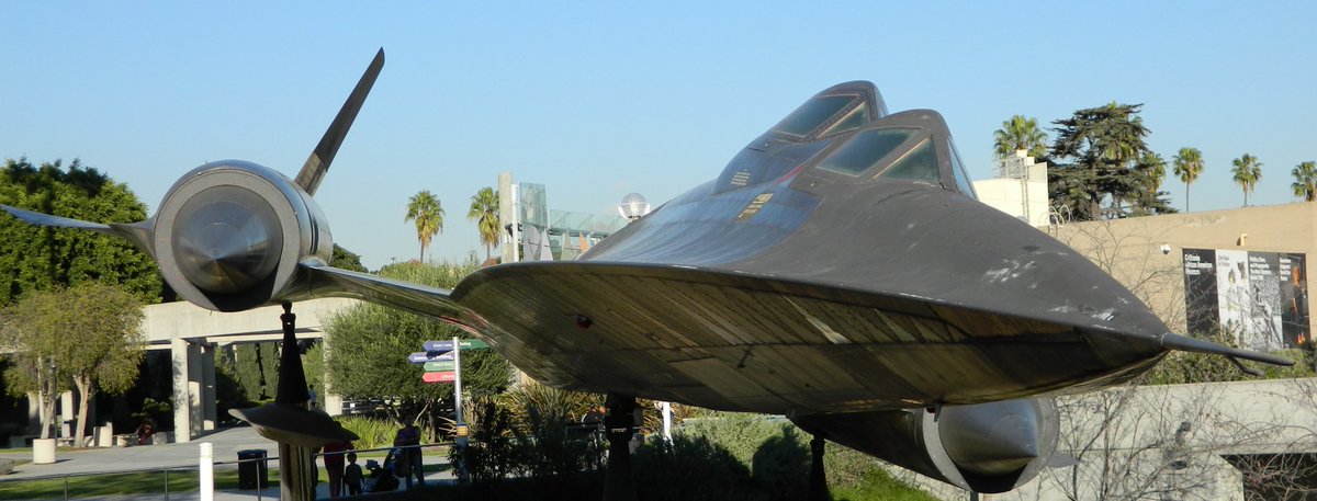 JGrunsell's tweet photo. Lockheed A12B, the only 2 seat A12 trainer nicknamed The Titanium Goose now located at the California Science Centre. @PaintingSurfer @NewRandomGeek @jerodharris @WatcherCtp @CAF1957 @NZAircraftFan @jetcitystar #californiasciencecentre #lockheeda12 #spyplane #supersonic https://t.co/hi49YWvKt8