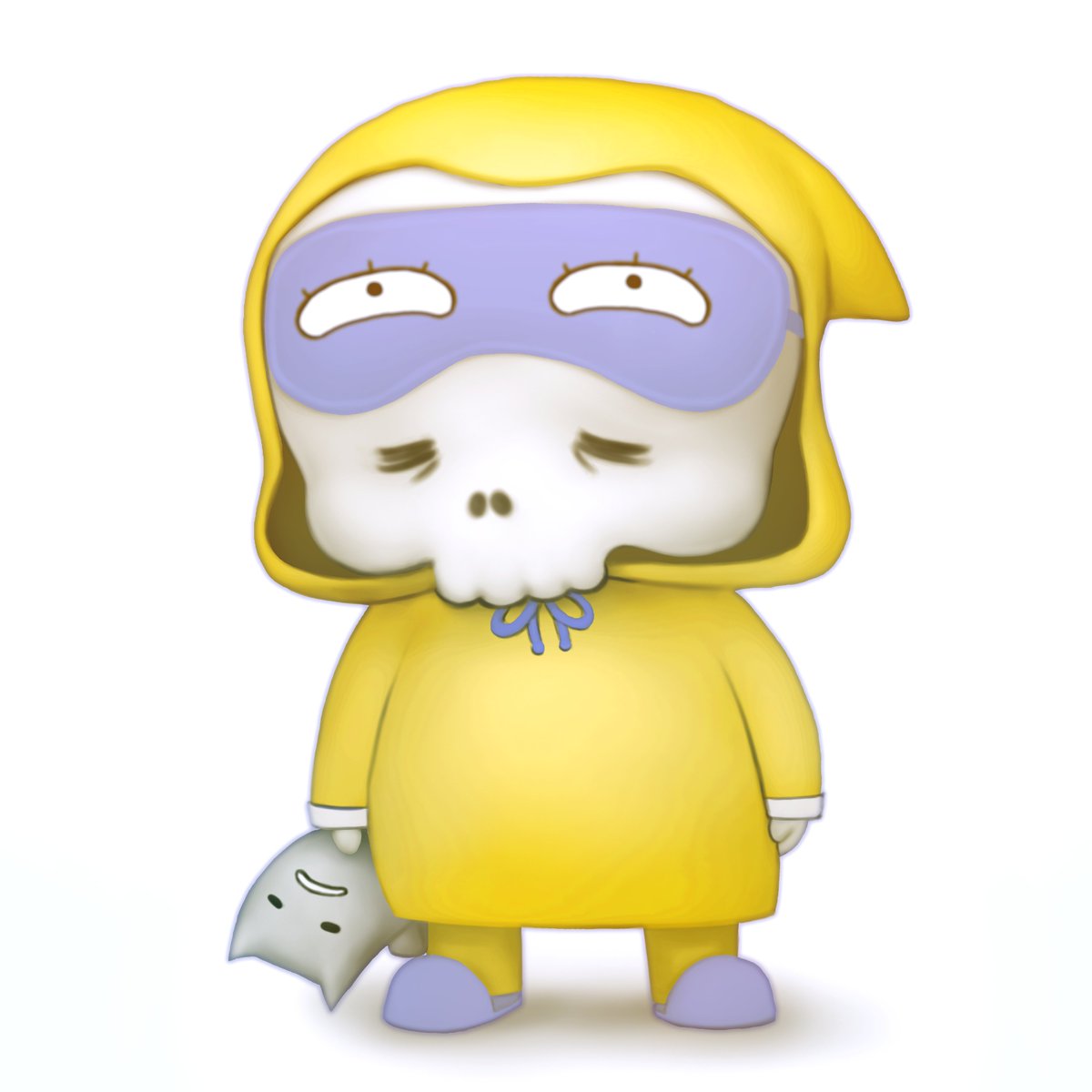 NT_OneLastTime's tweet photo. "Death in Pajamas" No.2 Yellow-Purple https://t.co/EzIeSpsJx1