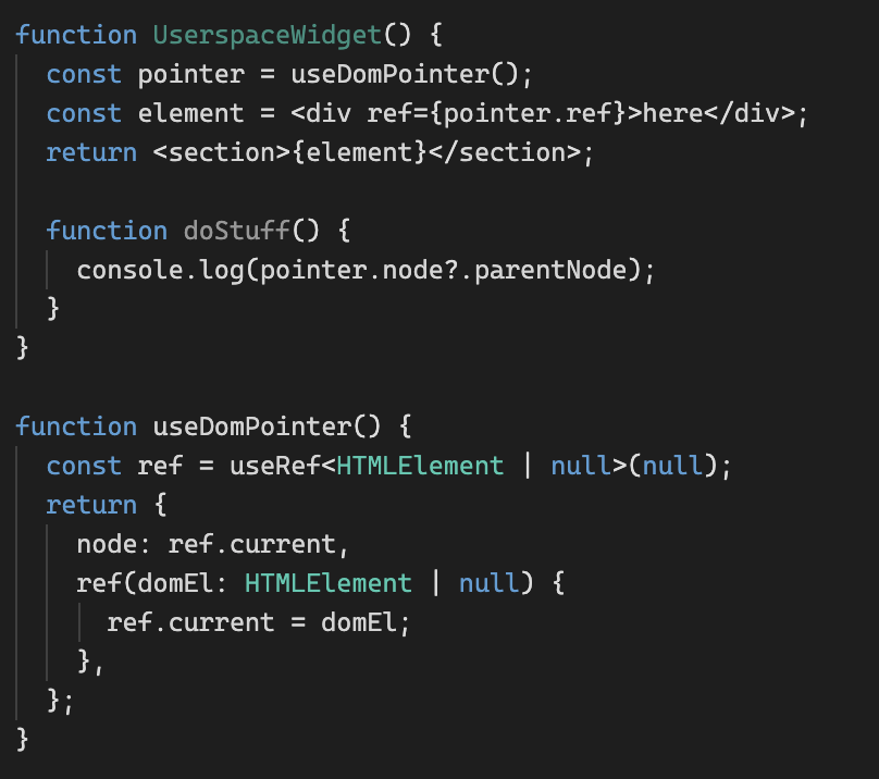 sebastienlorber's tweet photo. And this looks like the best workaround!

Use a ref function instead of a ref object

https://t.co/an1YMmZVPa https://t.co/AqWTz8nBCG