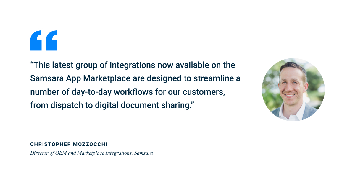 We're excited to announce eleven new integrations available on the Samsara App Marketplace, designed to bring customers the benefit of real-time data for physical operations through our open API. Learn more: ow.ly/RfNb50Fr2J2