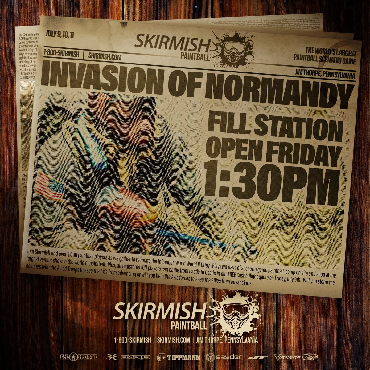 Fill stations open Friday at 1:30 PM, see you there! 
.
.
.
#nepa #poconos #poconomountains #PoconoMtns #skirmish #paintball #ion #ion2021 #poconowhitewater #lehighvalley #jimthorpe #jimthorpepa