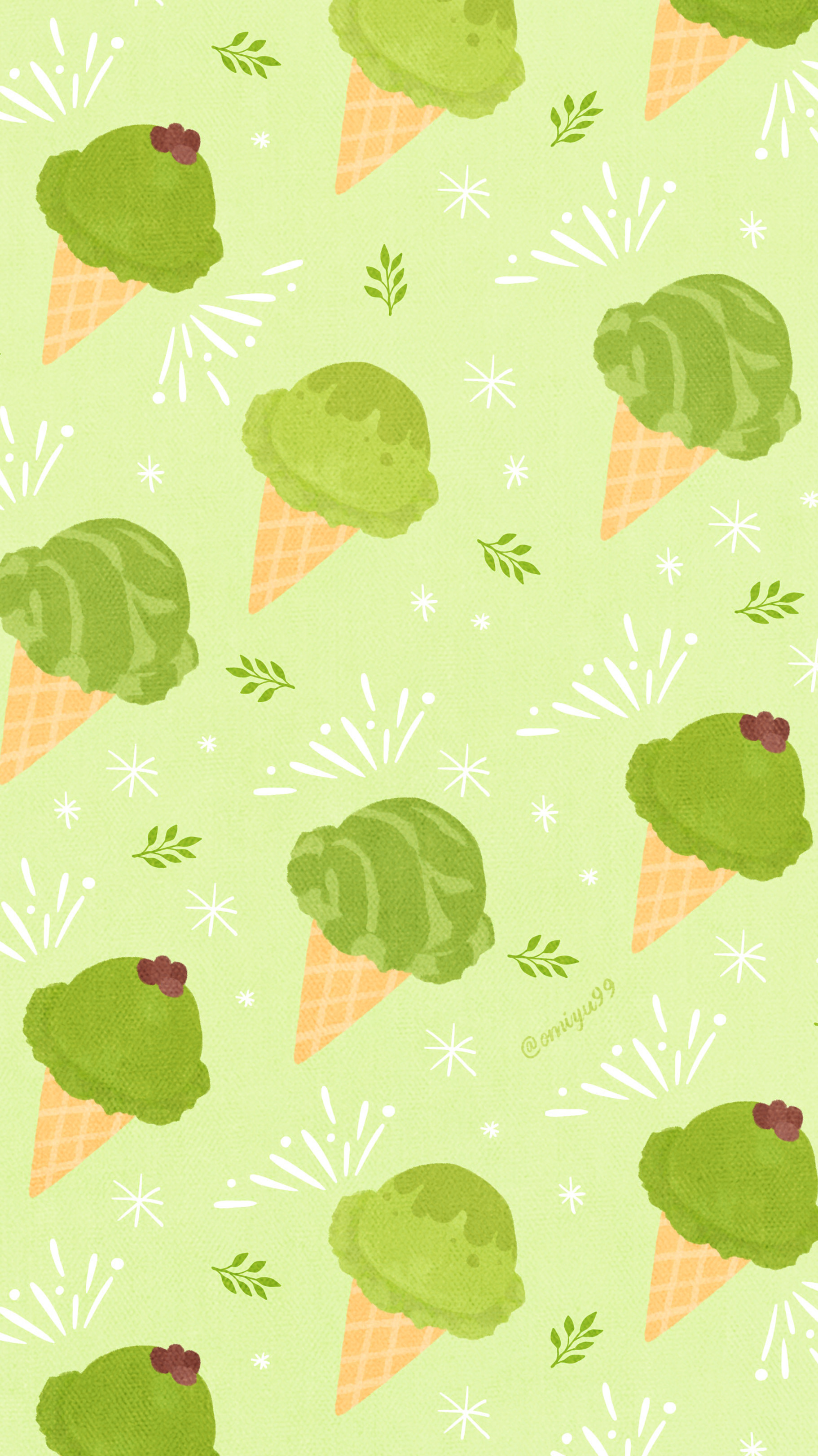 Omiyu お返事遅くなります 抹茶アイスな壁紙 Illust Illustration 壁紙 イラスト Iphone壁紙 アイス Icecream 抹茶 Matcha 食べ物 T Co Uk8udnz7pf Twitter