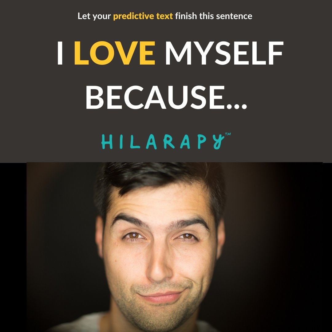 Hilarapy's tweet image. Play a game with us?? 

#predictivetextgame #hilarapy