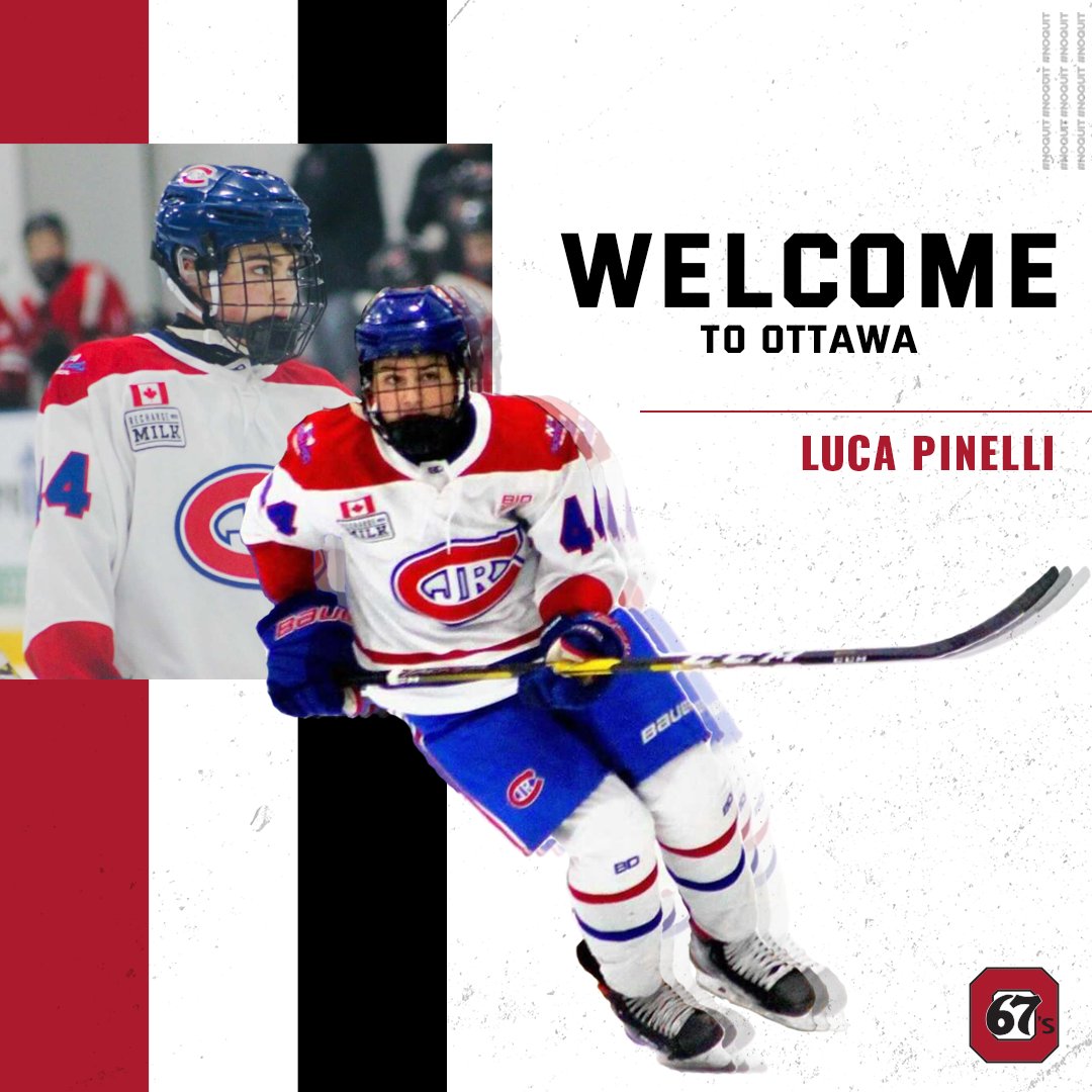 Ottawa 67’s (@ottawa67shockey) on Twitter photo Ready to rock the barber stripes!
Forward <a href="/Lucapinelli44/">Luca Pinelli</a> has committed to the team.
#NoQuit | 🗞️: bit.ly/2SR6Vkw Ready to rock the barber stripes!
Forward <a href="/Lucapinelli44/">Luca Pinelli</a> has committed to the team.
#NoQuit | 🗞️: bit.ly/2SR6Vkw