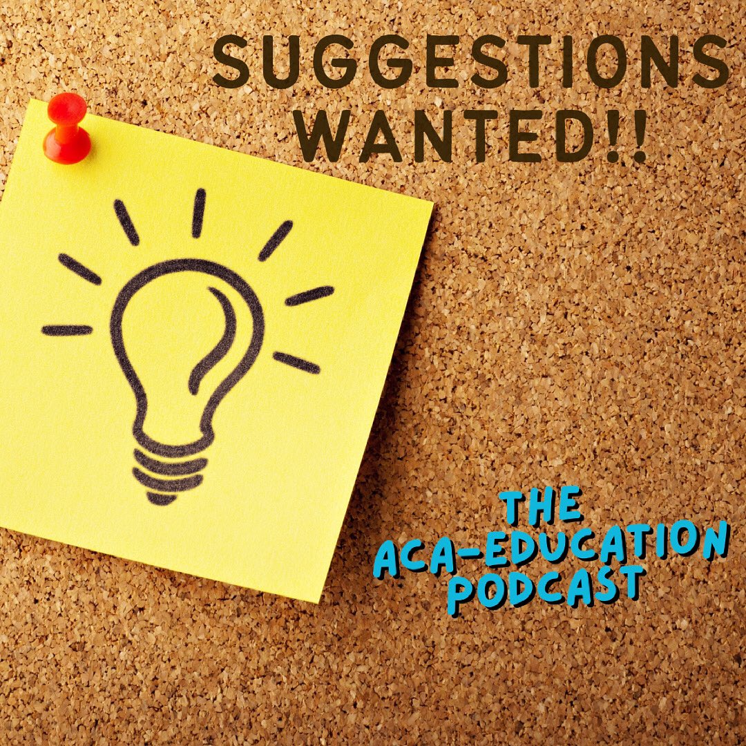 Hi everyone! First I would like to thank those who have found @acaedpodcast this past year and listened! I’m in the process of setting up Season 2 which will begin in mid-late August. I would love feedback on any topics you are interested in hearing about, guests, etc.!