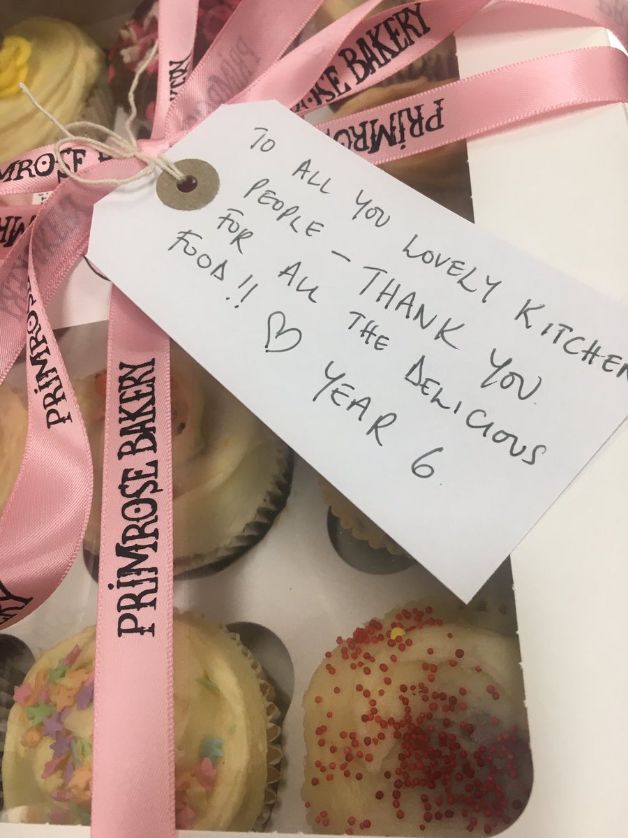 One of the many lovely treats from parents thank you!