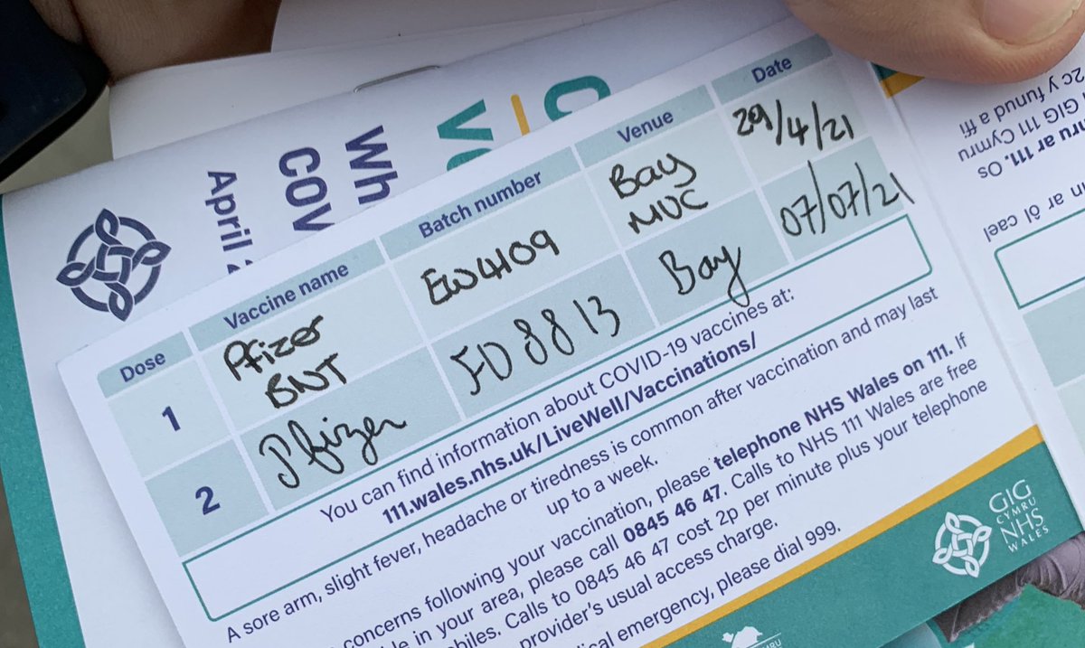 Double jabbed! #vaccinated