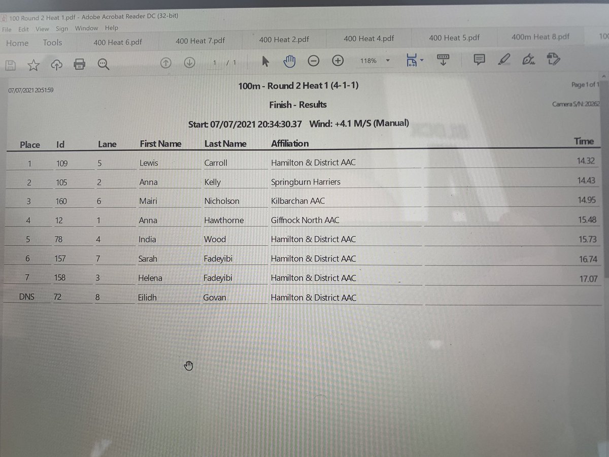 Glasgow Athletics Assoication (@glasgowath) on Twitter photo 100m Round 2 - Heats 1&2 <a href="/HADAC1/">Hamilton&DistrictAC</a> sprinter Lauren Kane took the W in Heat 1! And not to be out done by his club mate Lewis Caroll took the win in Heat 2! 100m Round 2 - Heats 1&2 <a href="/HADAC1/">Hamilton&DistrictAC</a> sprinter Lauren Kane took the W in Heat 1! And not to be out done by his club mate Lewis Caroll took the win in Heat 2!