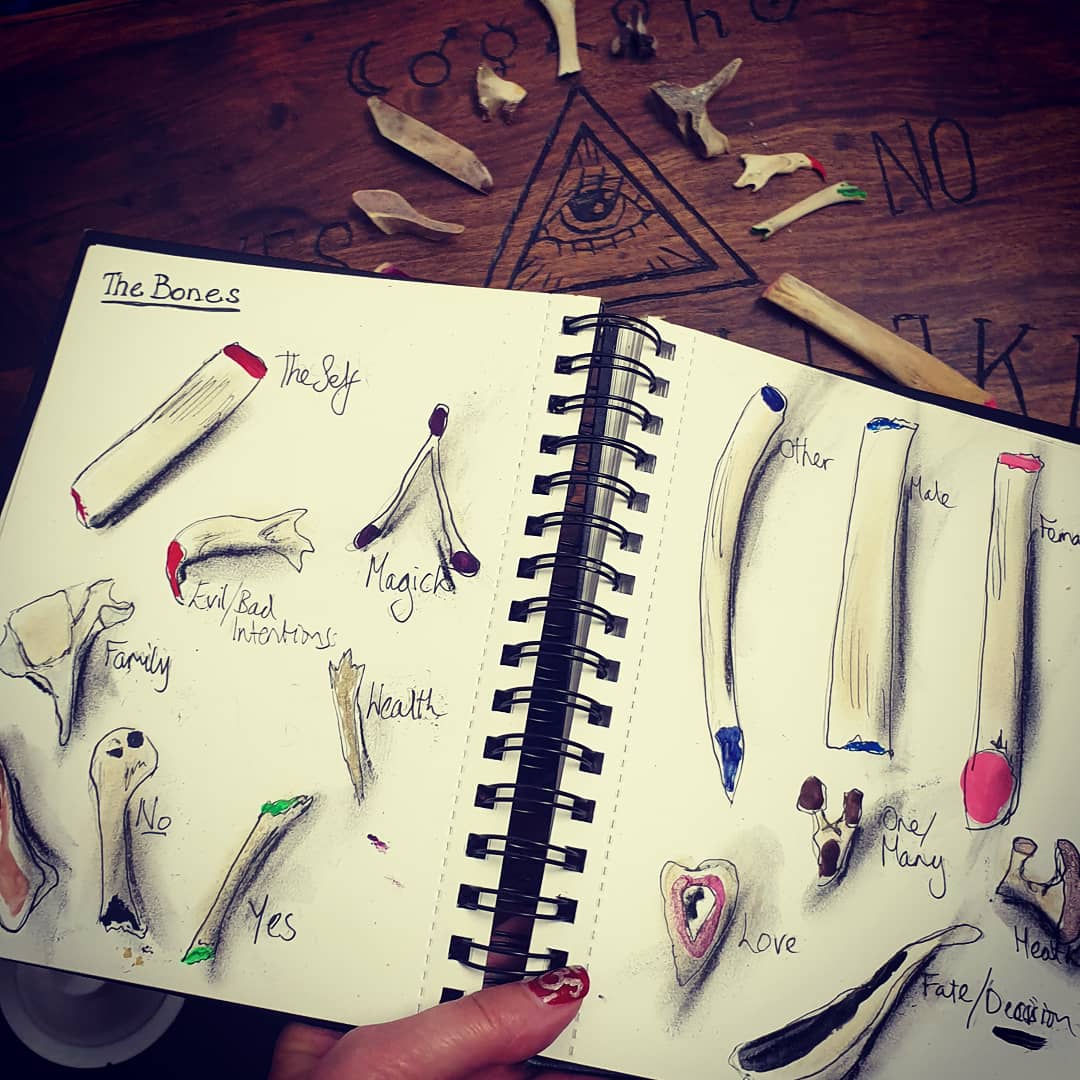 thecraeftcom's tweet photo. "I can feel it in my bones" ...this is something I have said many times over my lifetime... and now I will be able to do exactly that! Readings coming soon🌛🌕🌜💋 #wiccalifestyle #witch #bones #cast #castbones #bonecasting #bone #divination #witches #fang #wishbone #ancestral https://t.co/XWsng4saIa