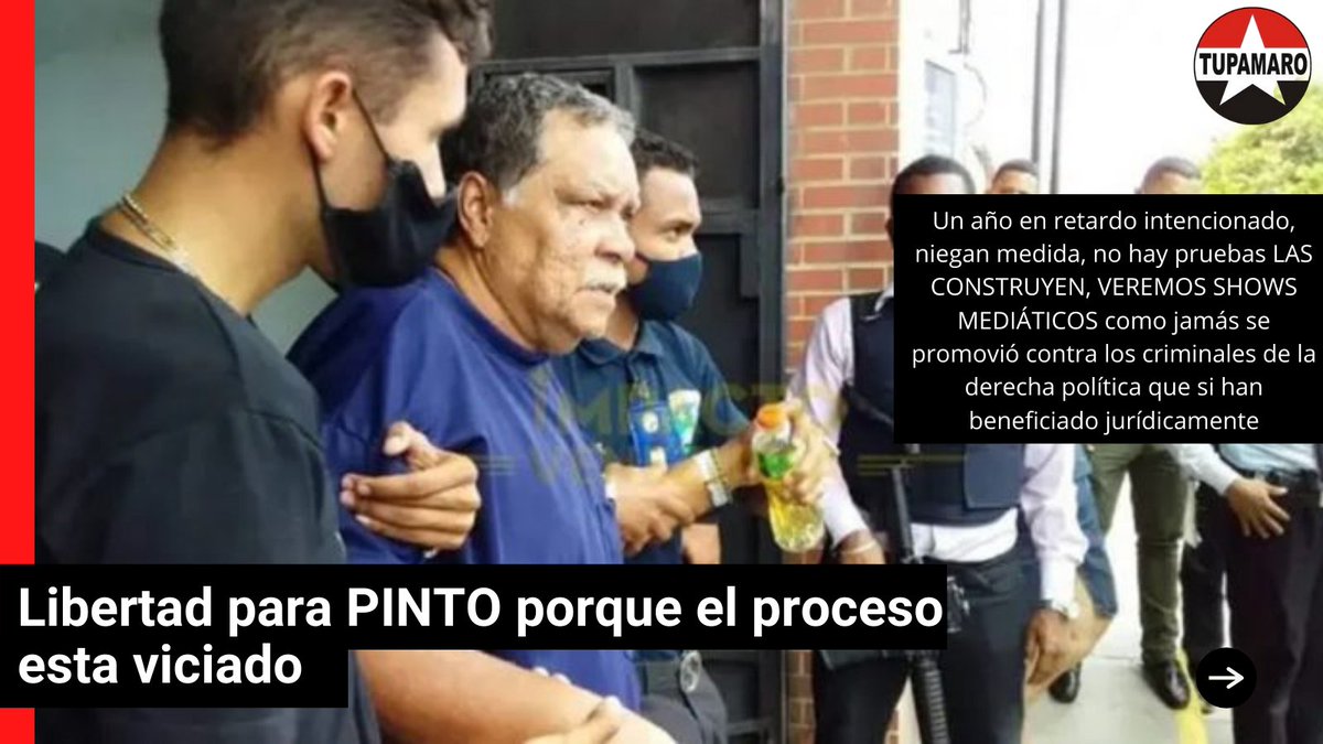 ibecast's tweet photo. Que el mundo sepa que el líder del MR TUPAMARO Sec Gral Nac @JosePinto_MRT DIPUTADO ACTIVO DEL CLEV LA GUAIRA, lo mantienen ilegalmente privado de libertad, retardo intencionado buscando, cuadrando pero no les resulta a los canallas que usan poderes del Estado para sus miserias https://t.co/BQxrnwhfpH
