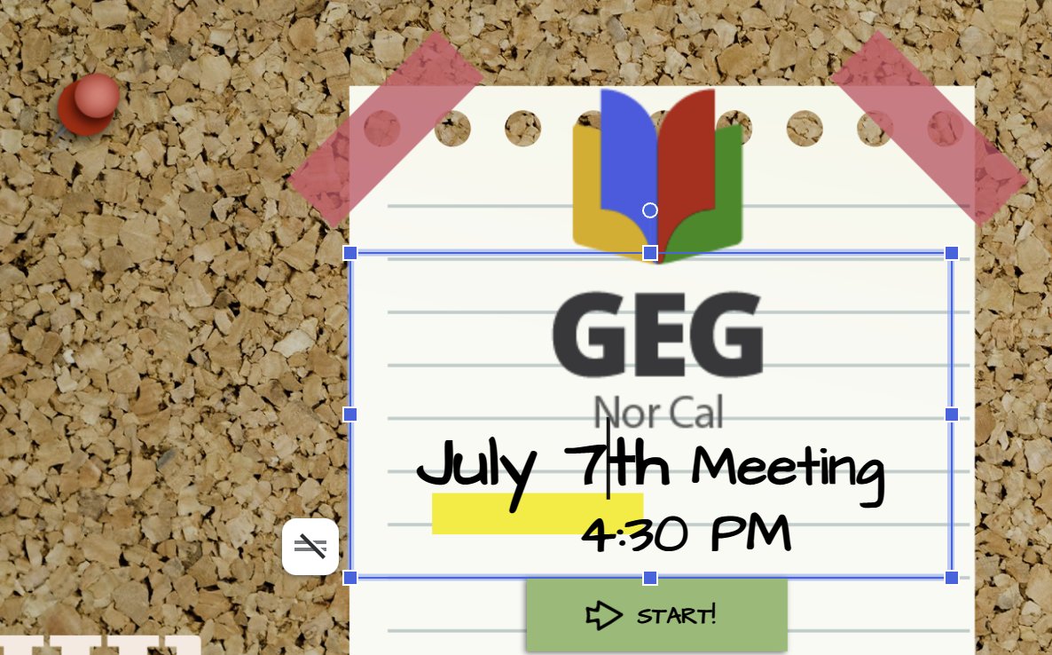 Today's the day! Join us for a swimmingly good time! 4:30pm PST 

#GlobalGEG #GoogleforEd #GoogleEdU #GEGNorCal #BetterTogether