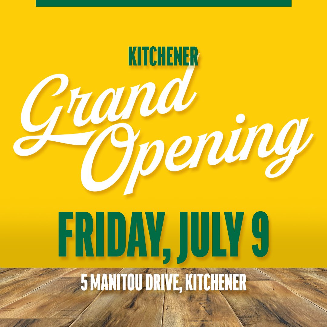 We have an opening date! 🙌 TCS is excited to announce our new Kitchener location will open THIS FRIDAY 🎉  

Stay tuned for the TV GIVEAWAY coming up very soon! 🥁

Join us for our grand opening at 5 Manitou Drive, Kitchener 📍