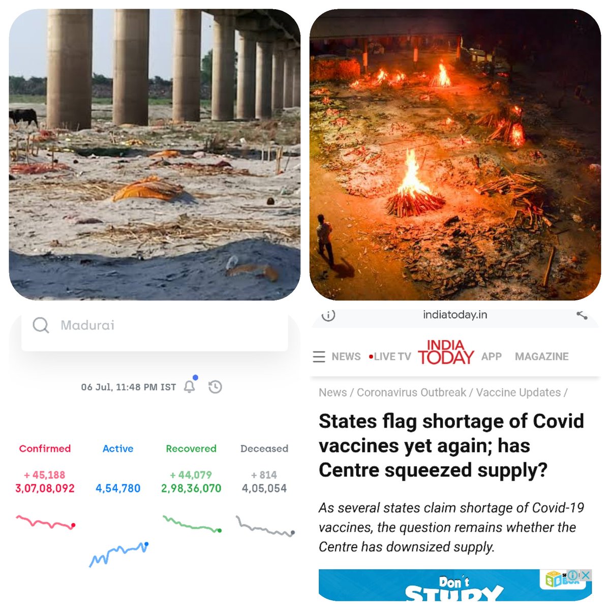 RahulMukherji5's tweet image. So, where are we as a nation today? Right now?
The devastation of the #Covid2ndWave is all too fresh. There&apos;s still shortage of vaccines. And looks like the 3rd wave is inevitable.
Fr. Stan Swamy has been silenced. Forever. And Siddique Kappan&apos;s future looks bleak.
+