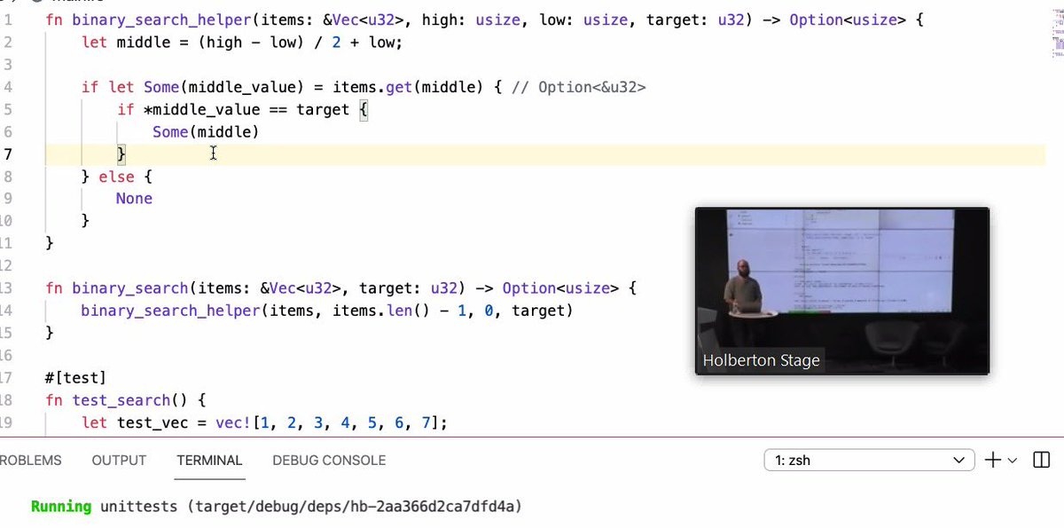 Val_Gal_Pal_'s tweet photo. Getting exposure to Rust during a live coding the other day with “Rustacean” Austin Graham from @RespondFlow

#rust https://t.co/J4fyL61GM2