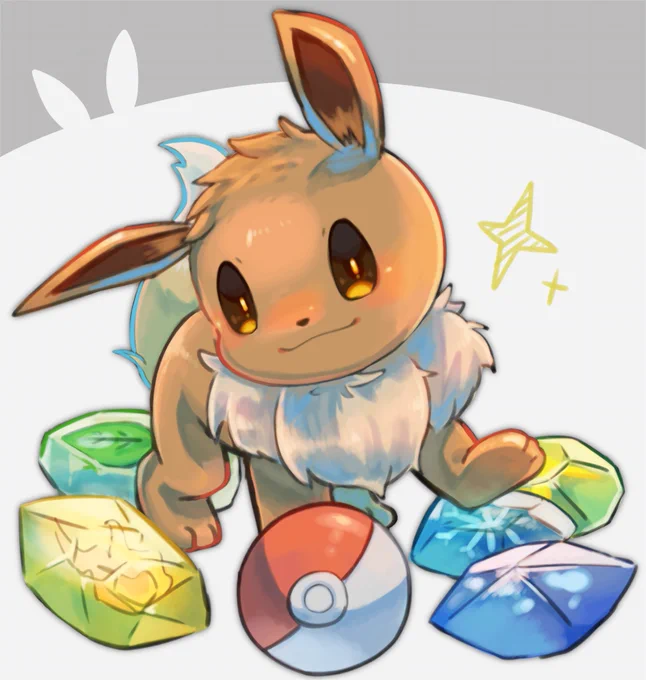 #ポケモンイラスト 
イーブイ(お題箱より)
メジャーポケは言われなかったら多分一生描かなかったと思います。
アニポケのイーブイめちゃくちゃ可愛いくてすこ☺️ 