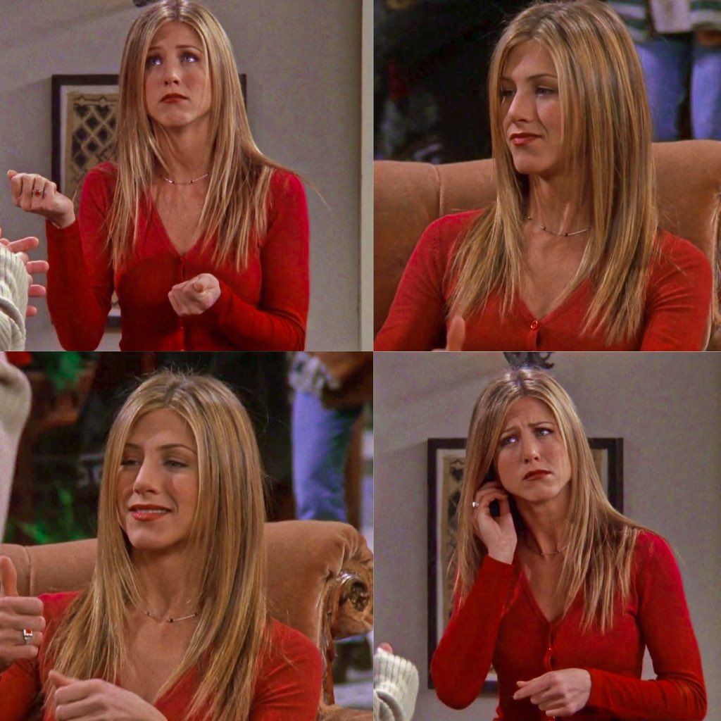 aniistonn's tweet photo. rachel green (season 5) 🤍 https://t.co/sF5GQ9RB6d