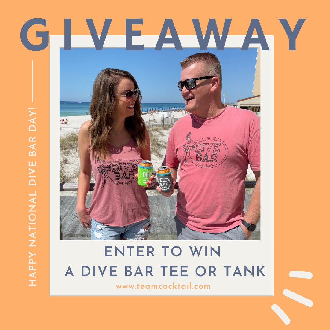 🍻Happy National Dive Bar Day!🍻

Retweet with your favorite Dive Bar for a chance to win one of our Dive Bar tees or tanks!

Feel free to enter as many times as you'd like! You can also enter on our Facebook page as well! 

Winner will be announced on Monday, July 12th!