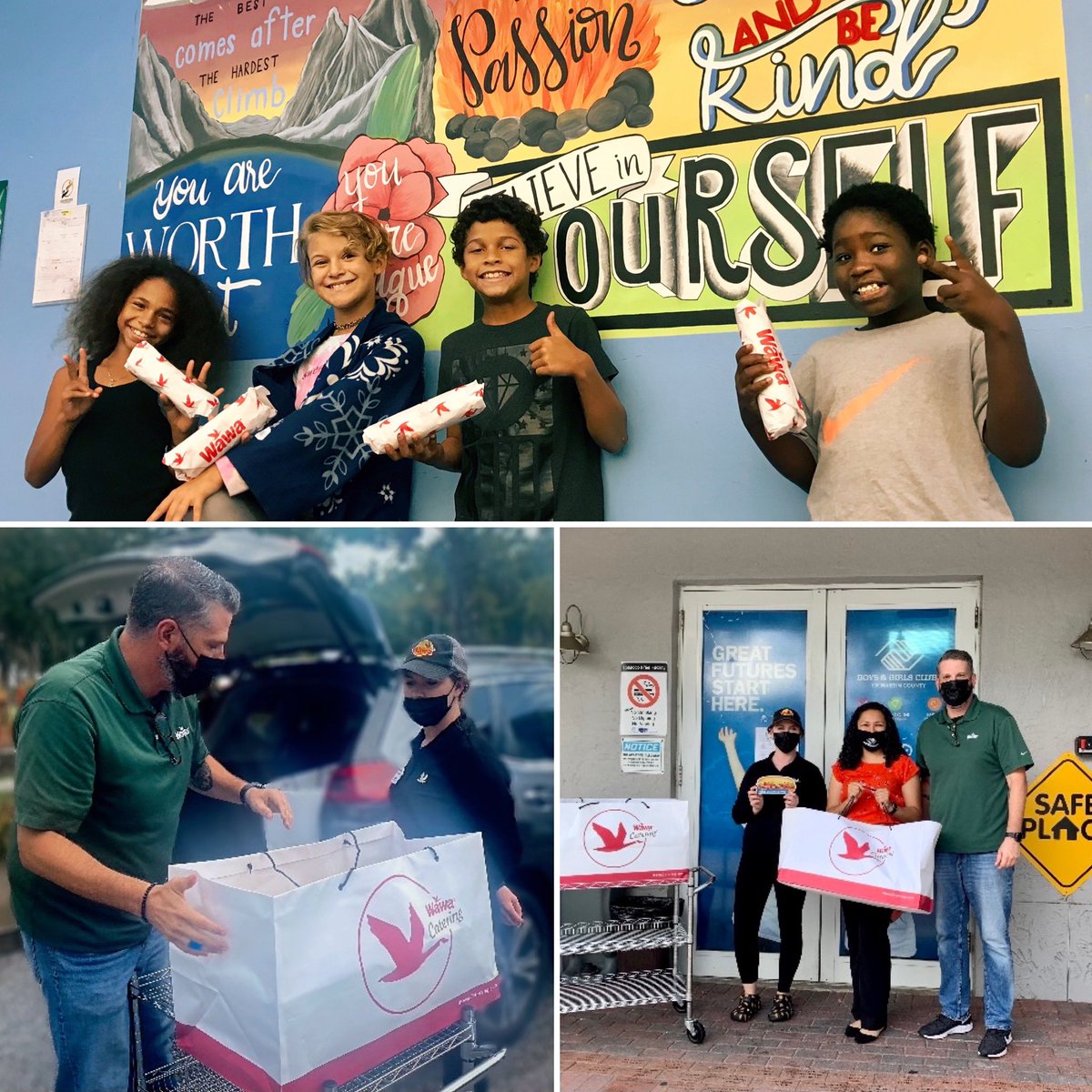 bgcmartincounty's tweet photo. Nothing like a #WawaSub! Thank you to Manager Mike Owens of @Wawa on Cove Road who donated and delivered subs to our #BGCMC #PortSalerno Club members for #NationalSubDay. #MartinCounty https://t.co/5NEKS7QodA