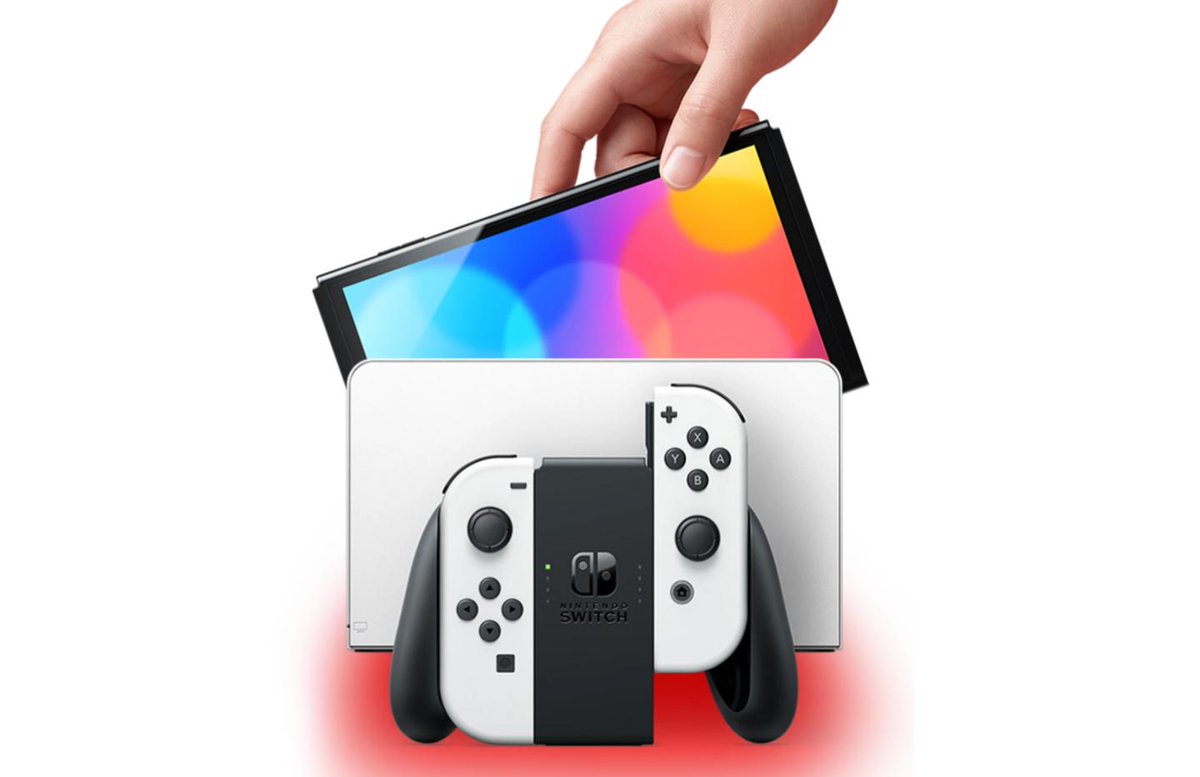 Lomaxx222's tweet photo. 📢 La nouvelle #NintendoSwitchOLED  🗓️ Sortie : 08/10

👉Un nouvel écran OLED 7 pouces
👉Un large support ajustable
👉 Un nouveau dock (avec un port Ethernet)
👉Un son amélioré
 
Ou est la #SwitchPro avec le 4k 60 Fps et le mode streamer ? 
😤 😖Déception
#NintendoSwitch https://t.co/H2qlrdGjoo