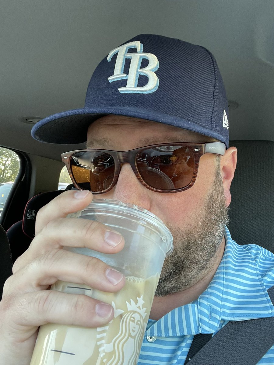 Getting my sunglasses selfie on, while drinking my <a href="/Starbucks/">Starbucks</a> courtesy of <a href="/LizKirk15/">Liz Kirk</a> !! #bestboss #WCMS #ChampionYourSummer #WeAreWoodford