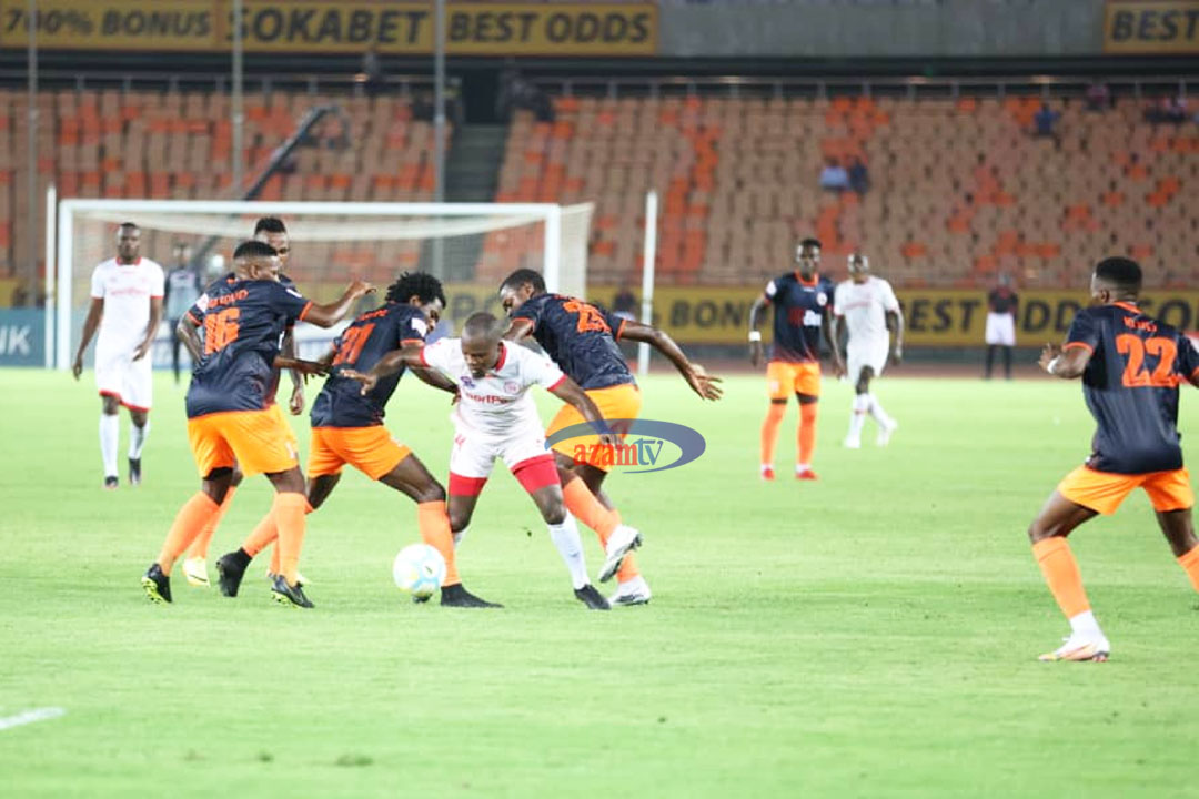 azamtvtz's tweet photo. 70’ | VPL  

KMC 0-2 Simba (Chris Mugalu 3’, 45’).

LIVE #AzamSports1HD 

#LigiKuuTanzaniaBara #VodacomPremierLeague #VPLUpdates #VPL #KMCVsSimba #KMCFC #SimbaSC #KMCSimba https://t.co/F5hIdqC4u0