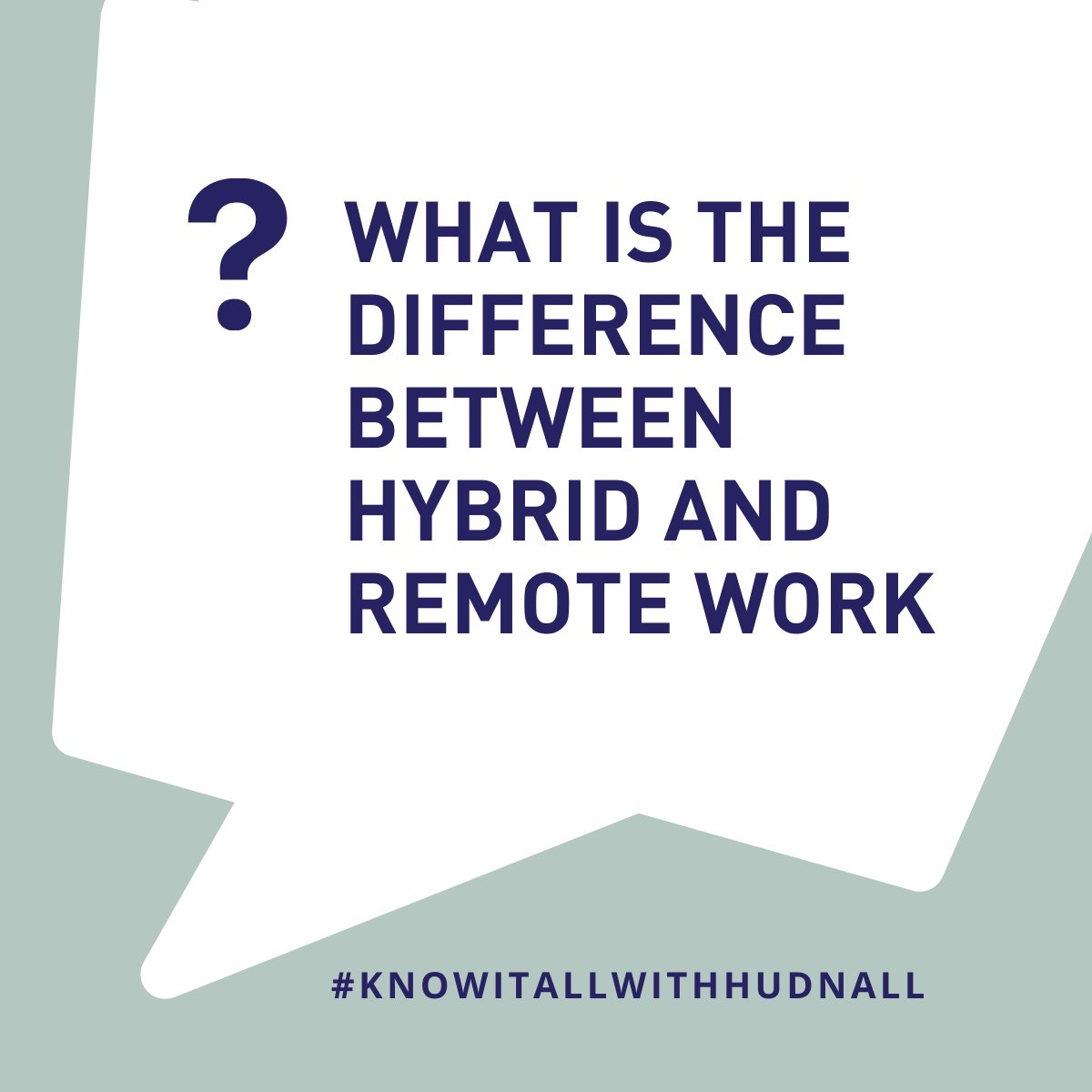 impec_group's tweet photo. As a leader, hybrid and remote work are likely top of mind for you.  For this week’s #KnowItAllWithHudnall, Christina breaks down the nuances between hybrid and remote work so you can see which is best for your company. https://t.co/j42QXwyG0I