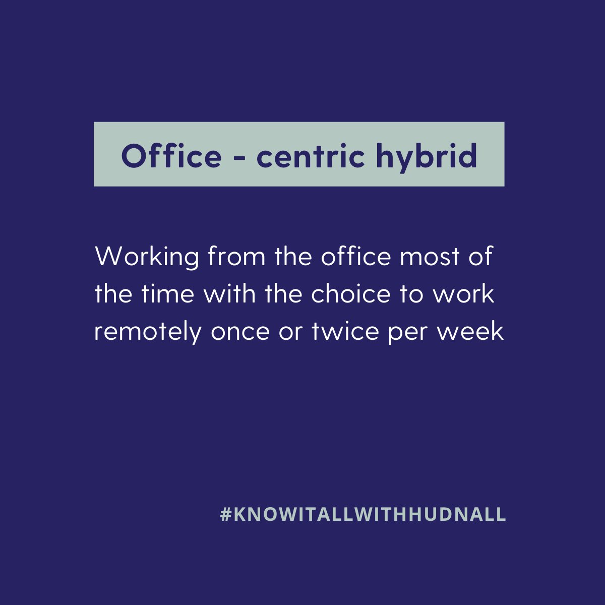 As a leader, hybrid and remote work are likely top of mind for you.  For this week’s #KnowItAllWithHudnall, Christina breaks down the nuances between hybrid and remote work so you can see which is best for your company.